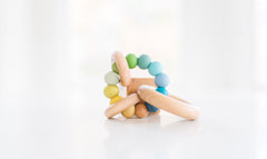 Saturn Ring Wood + Silicone Teether - Bannor Toys