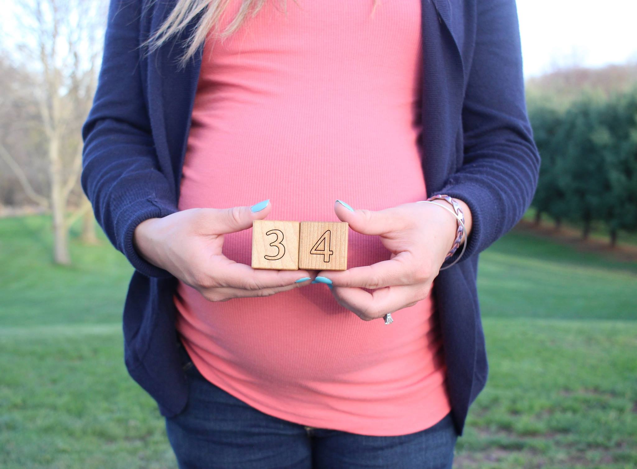 Pregnancy + Baby Milestone Blocks - Bannor Toys