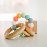 Saturn Ring Wood + Silicone Teether - Bannor Toys