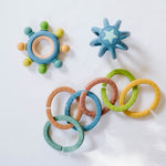 Silicone Baby Ring Links, Mountain - Bannor Toys