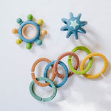 Silicone Baby Ring Links, Mountain - Bannor Toys