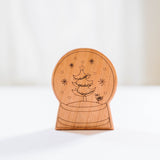 Snow Globe Wooden Baby Rattle - Bannor Toys