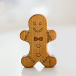 Gingerbread Wooden Baby Rattle - Bannor Toys