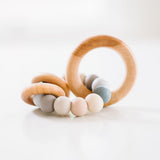 Saturn Ring Wood + Silicone Teether - Bannor Toys