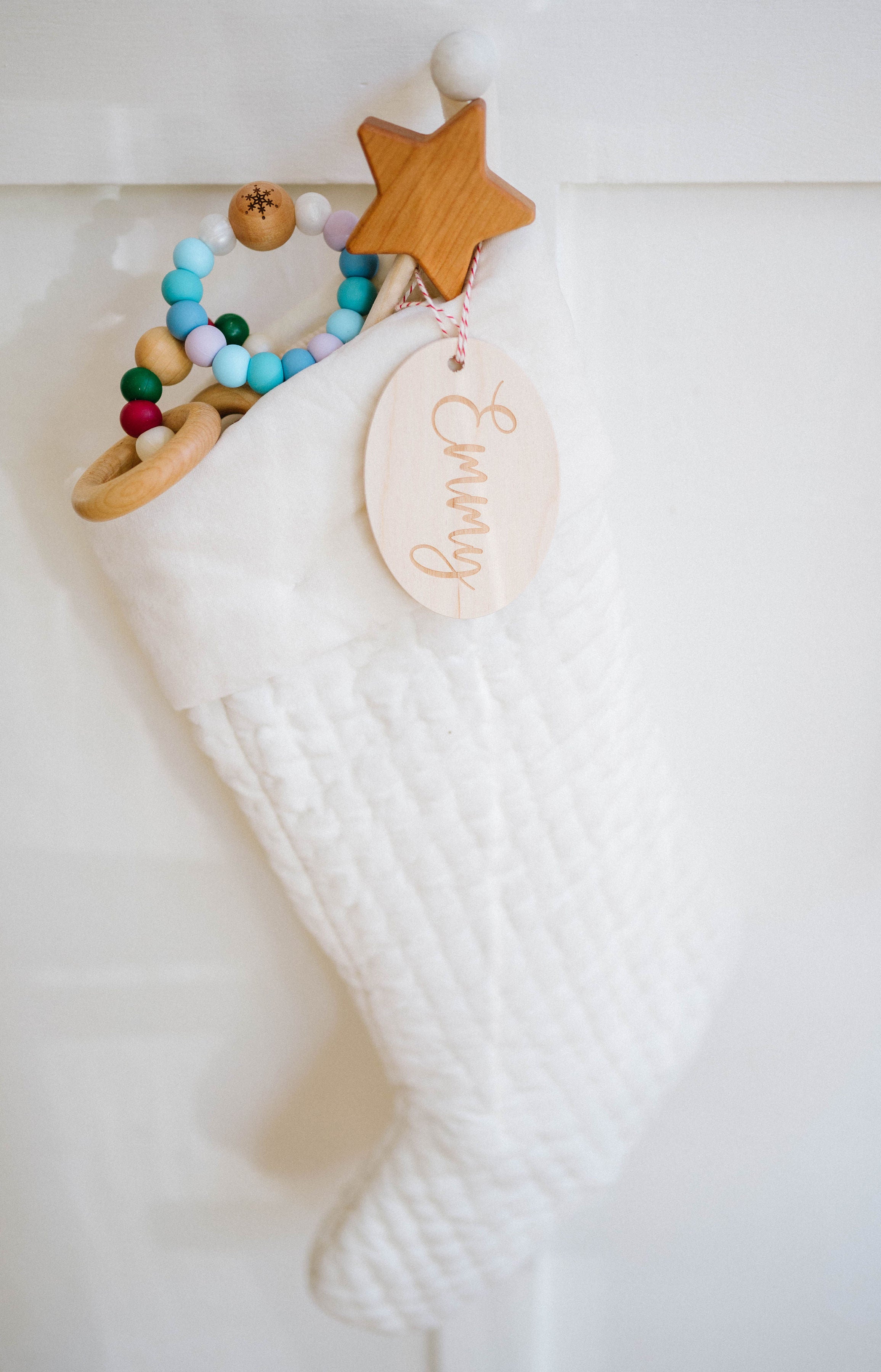 Personalized Wooden Stocking Tag - Bannor Toys