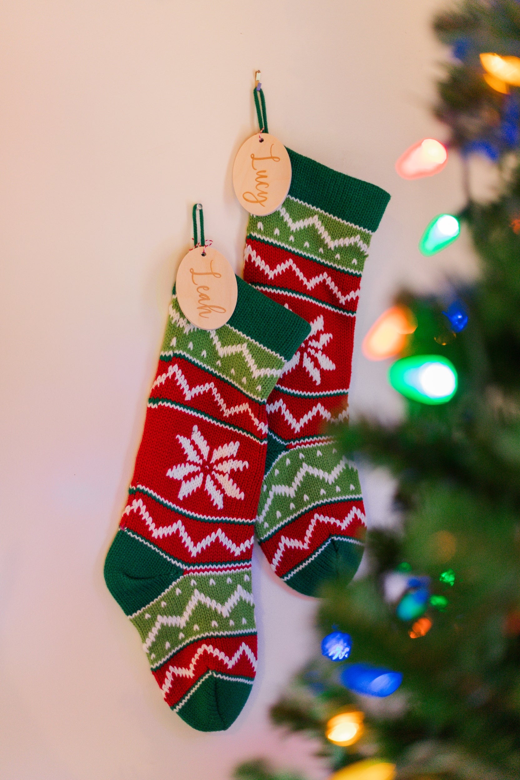 Personalized Wooden Stocking Tag - Bannor Toys