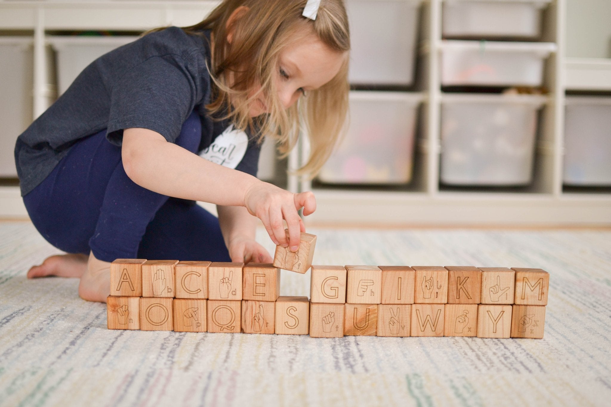 American Sign Language Blocks - Bannor Toys