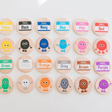 Color Monsters Matching Tiles - Bannor Toys