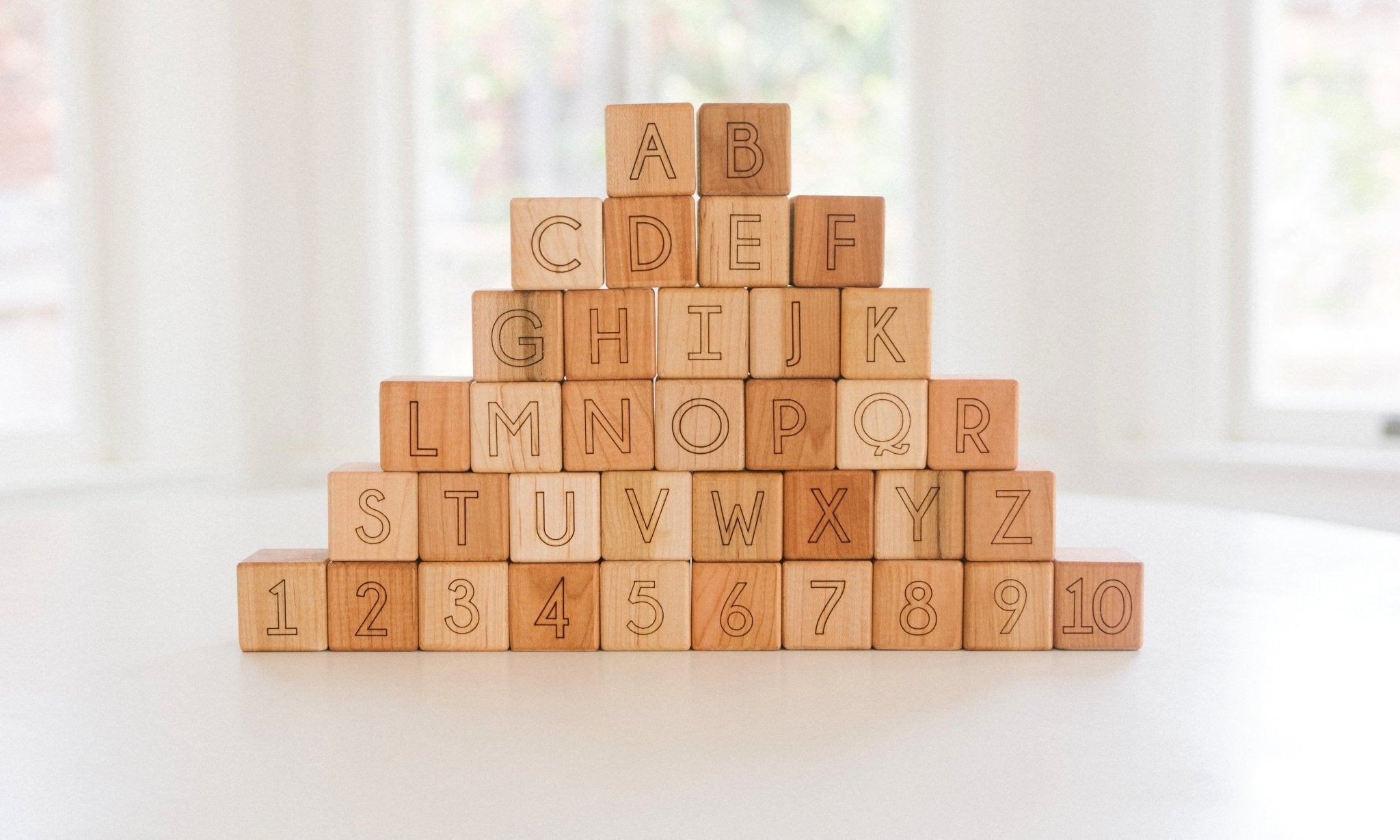 Deluxe ABC & 123 Blocks - Bannor Toys