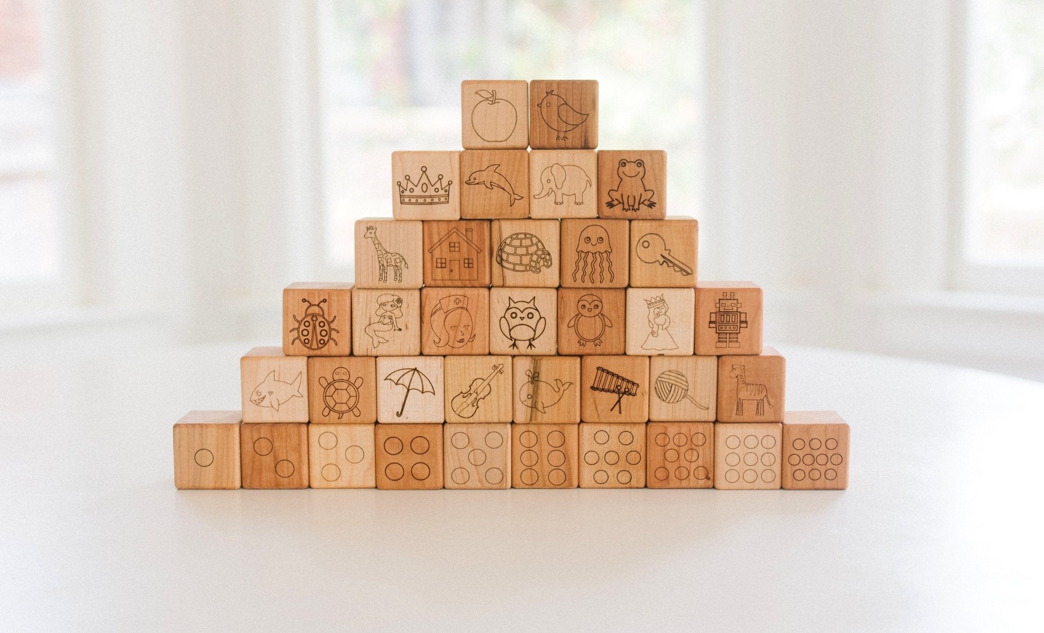 Deluxe ABC & 123 Blocks - Bannor Toys