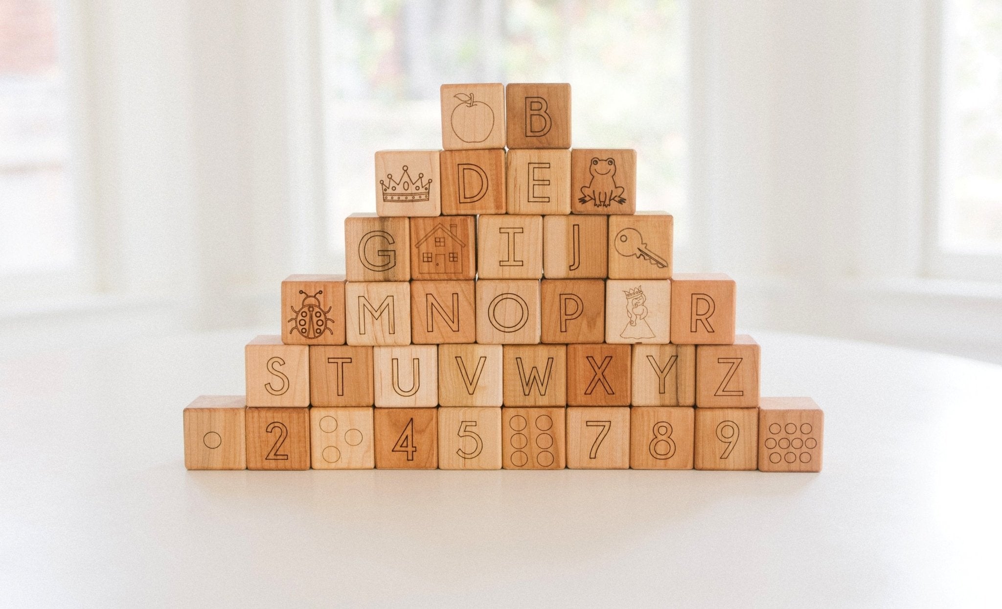 Deluxe ABC & 123 Blocks - Bannor Toys