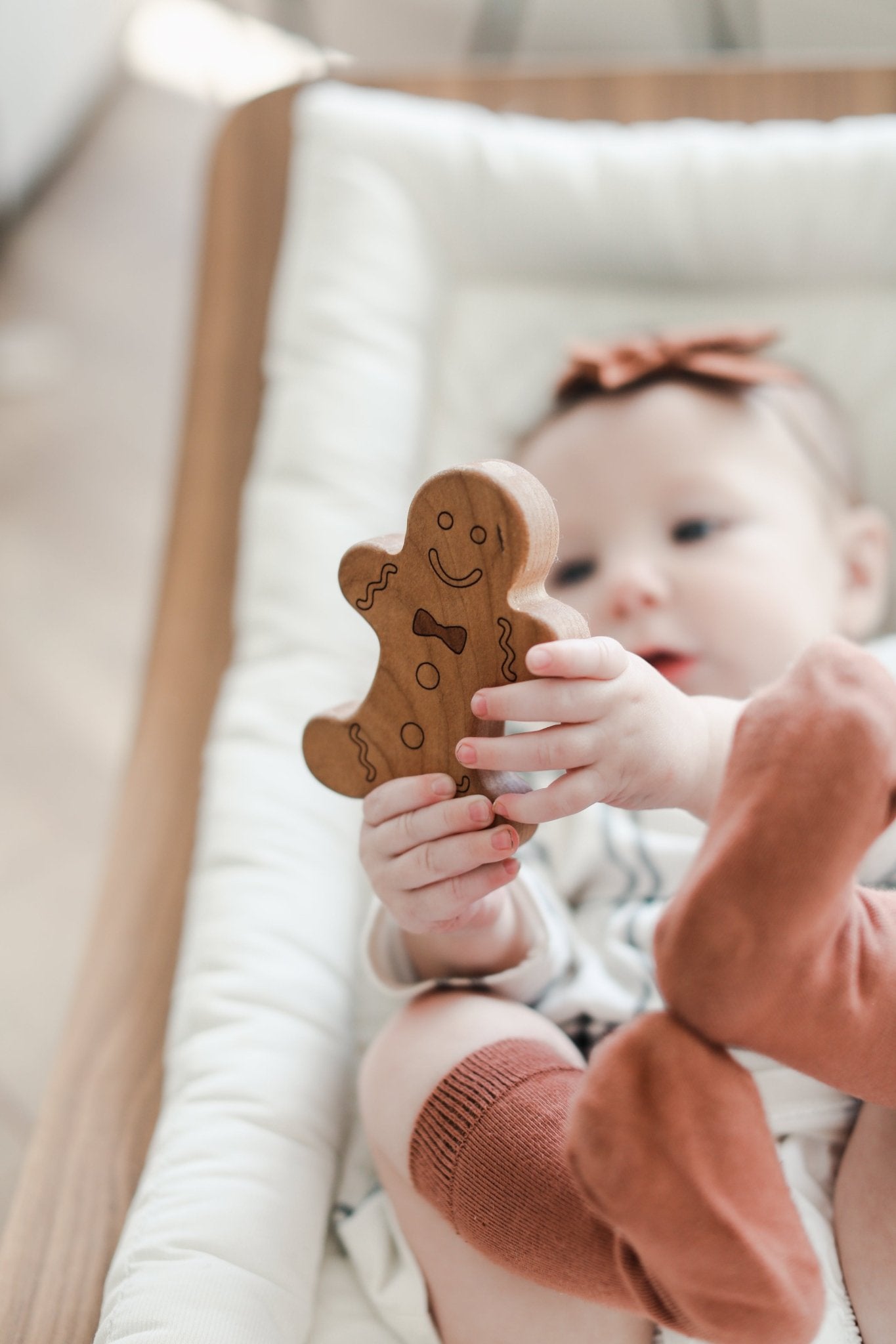 Gingerbread Baby Rattle - Bannor Toys
