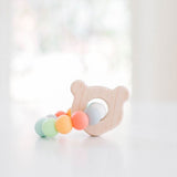 Mini Bear Wooden Baby Teether - Bannor Toys
