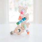 Mini Bear Wooden Baby Teether - Bannor Toys