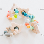 Mini Bear Wooden Baby Teether - Bannor Toys