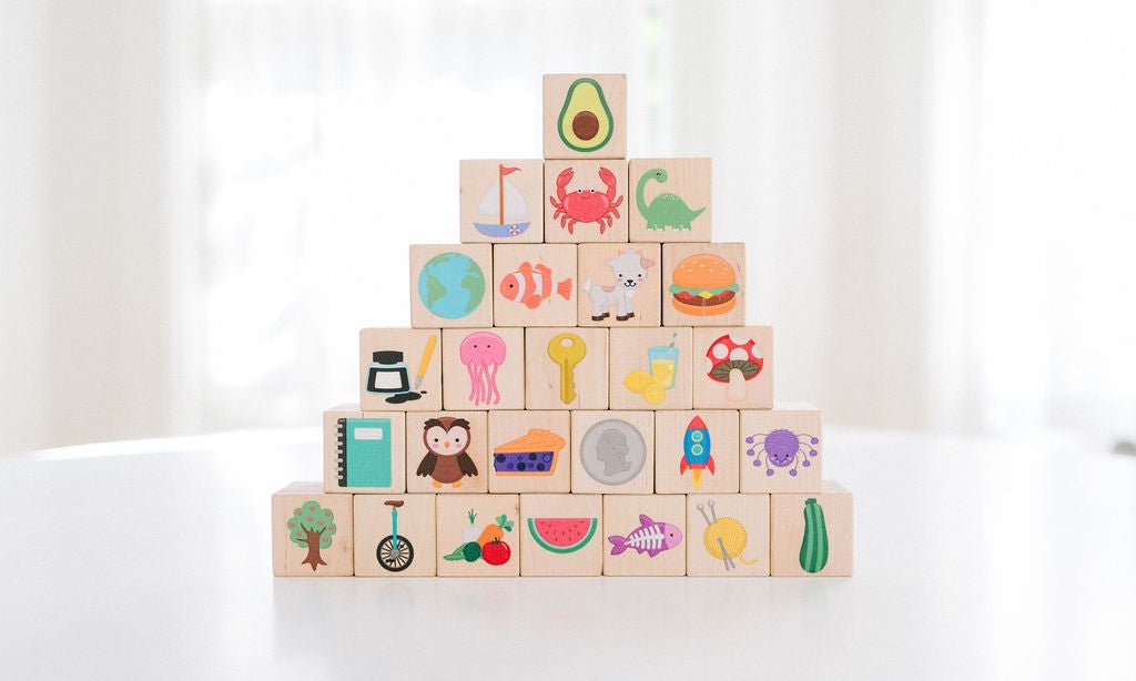 Picture Alphabet Blocks - Bannor Toys
