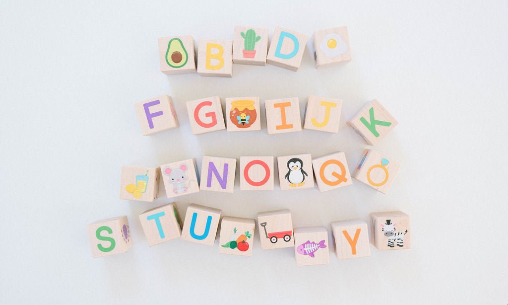Picture Alphabet Blocks - Bannor Toys