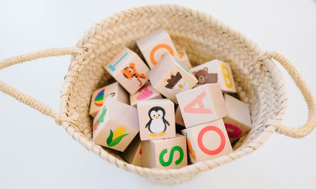 Picture Alphabet Blocks - Bannor Toys