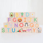 Picture Alphabet Blocks - Bannor Toys
