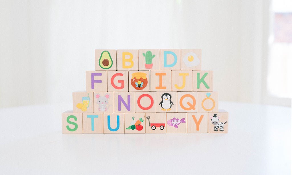 Picture Alphabet Blocks - Bannor Toys