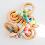 Saturn Ring Wooden Baby Teether - Bannor Toys