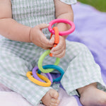 Silicone Ring Links - Confetti - Bannor Toys