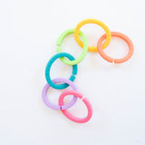 Silicone Ring Links - Confetti - Bannor Toys