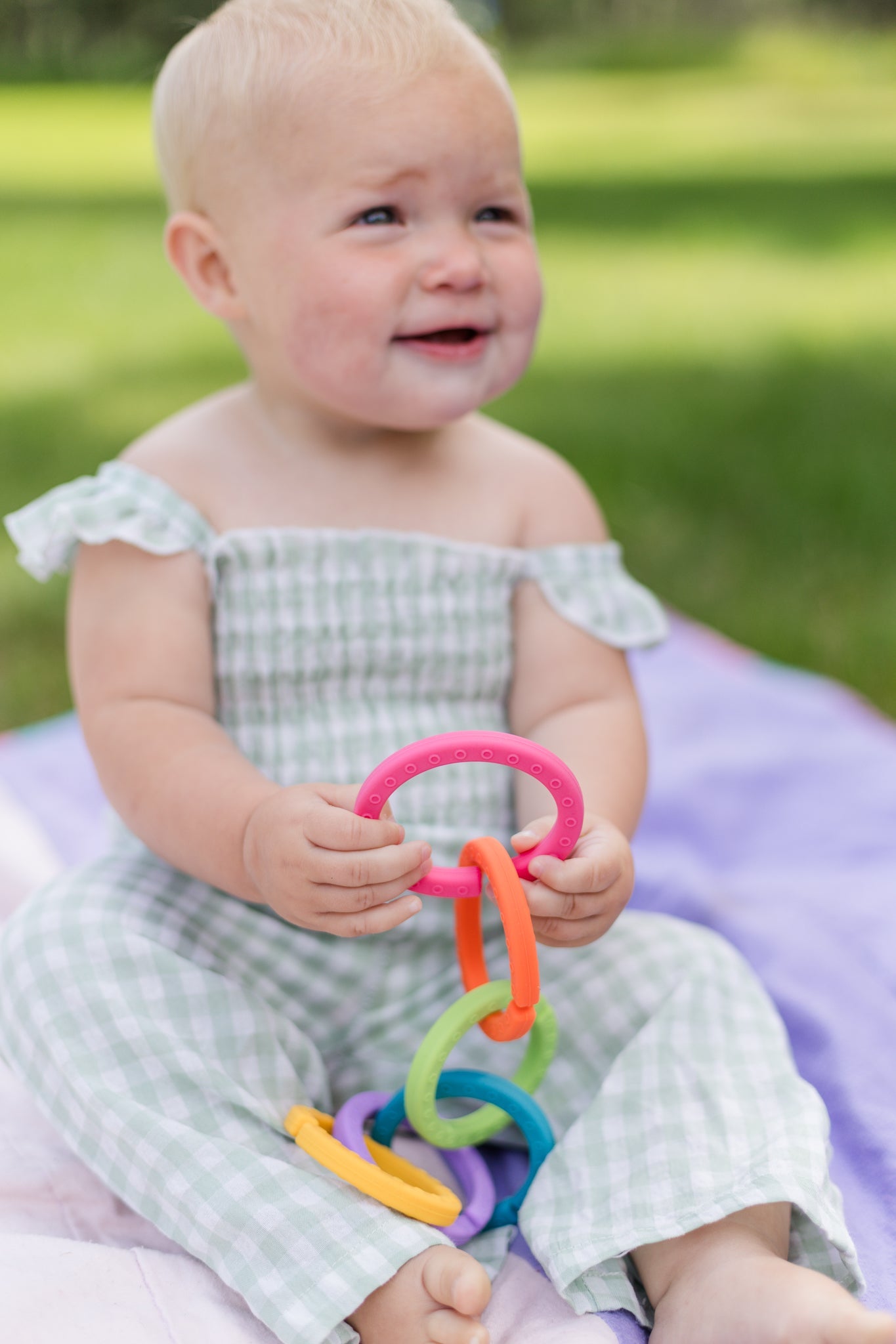 Silicone Ring Links - Confetti - Bannor Toys