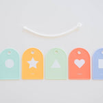 Silicone Shape Flash Cards - Bannor Toys
