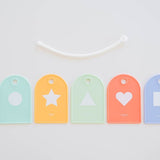 Silicone Shape Flash Cards - Bannor Toys
