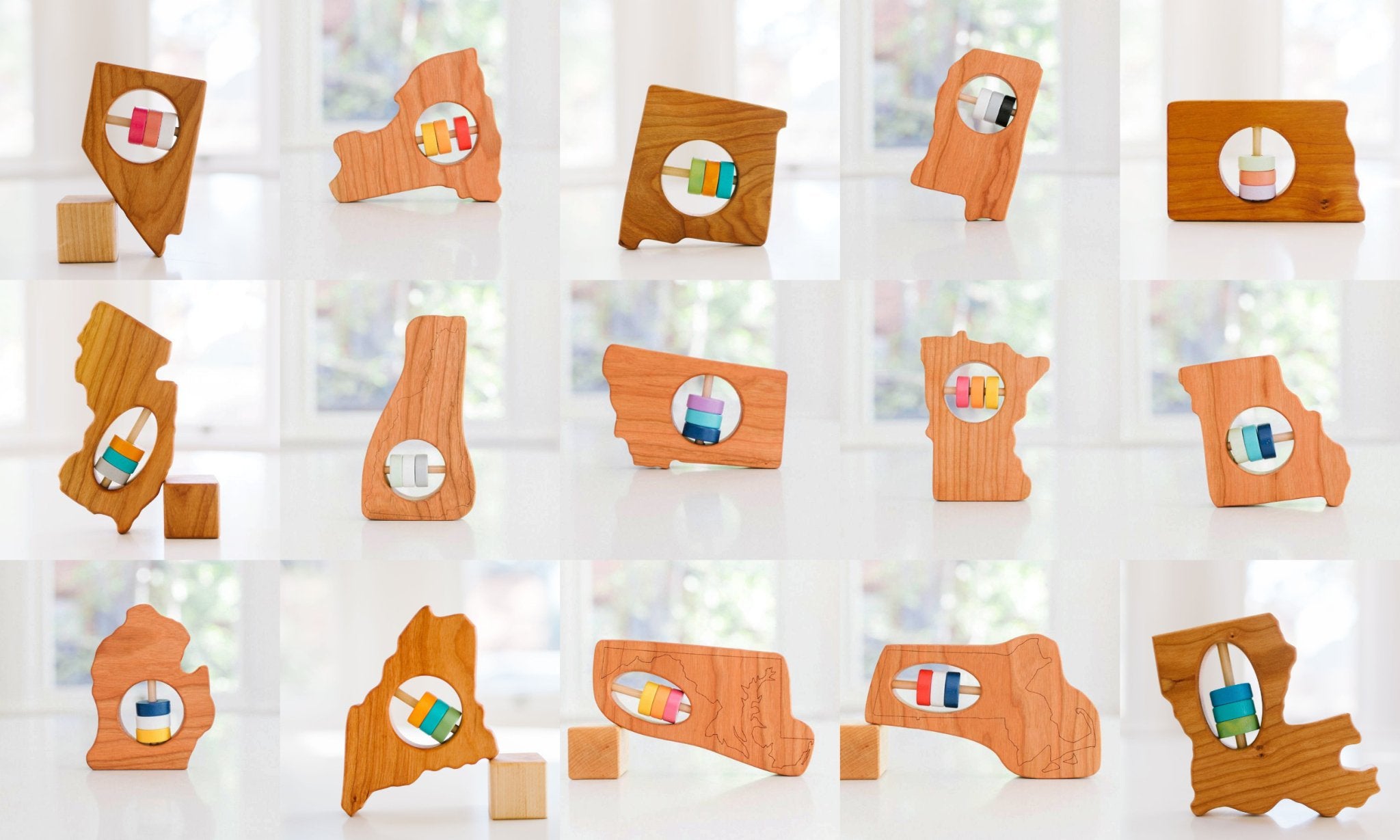 State Rattle Bundle - Bannor Toys