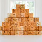 USA State Wooden Blocks, All 50 States - Bannor Toys