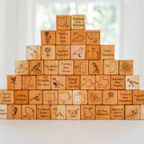 USA State Wooden Blocks, All 50 States - Bannor Toys
