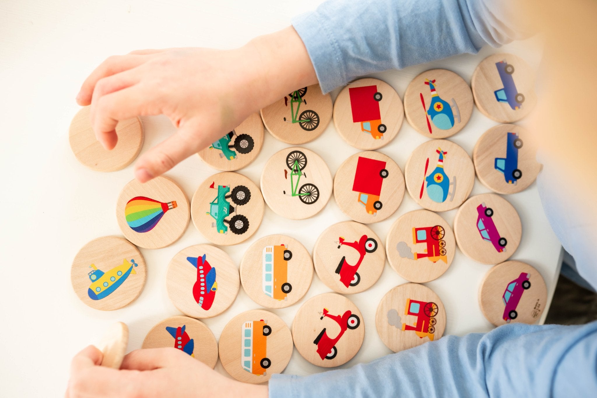 Transportation Matching Tiles - Bannor Toys