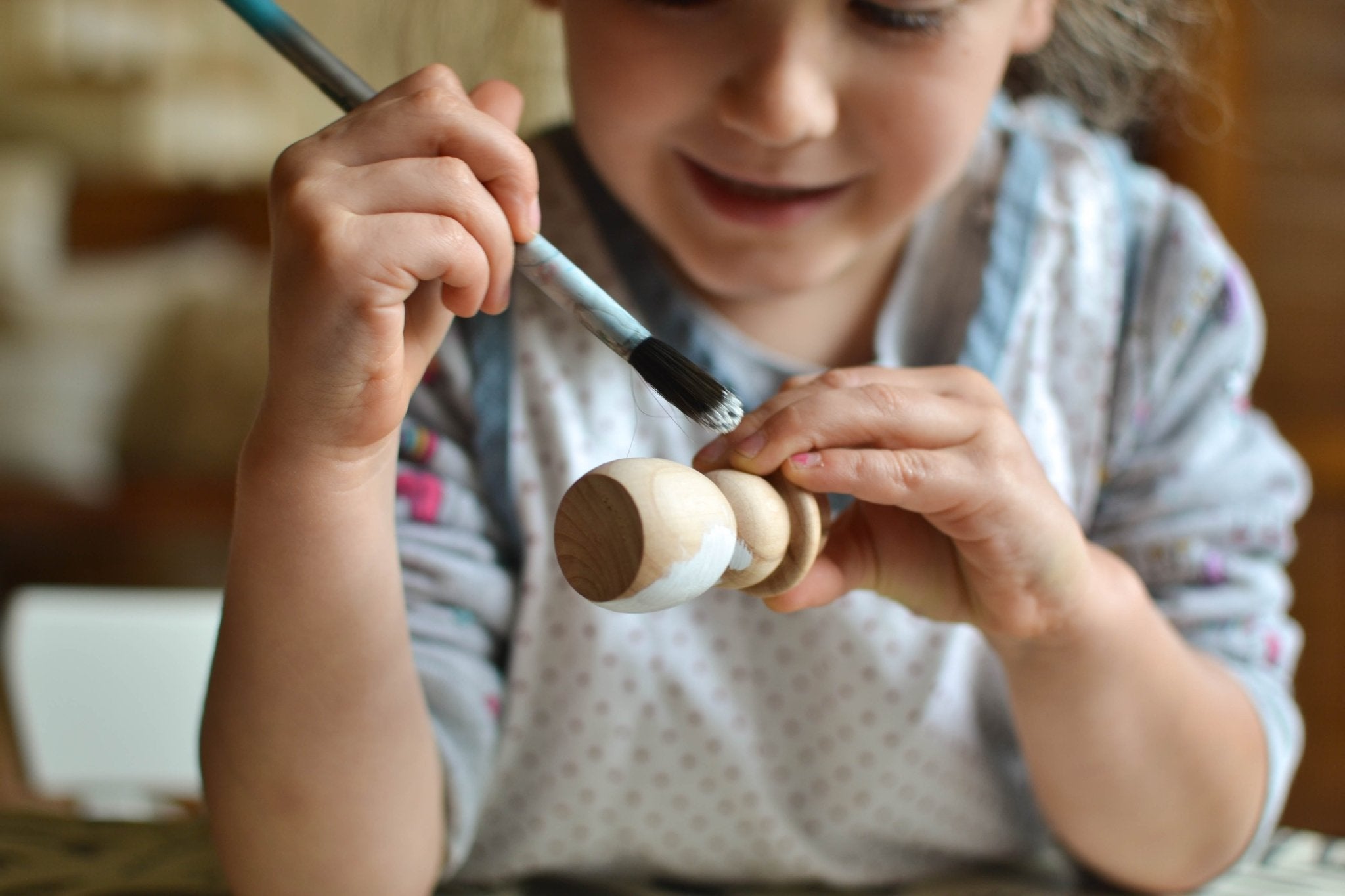 Wooden Paintables - Snowmen + Trees - Bannor Toys