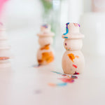Wooden Paintables - Snowmen + Trees - Bannor Toys