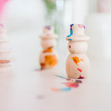 Wooden Paintables - Snowmen + Trees - Bannor Toys
