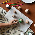 Wooden Paintables - Snowmen + Trees - Bannor Toys