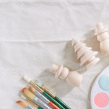Wooden Paintables - Snowmen + Trees - Bannor Toys