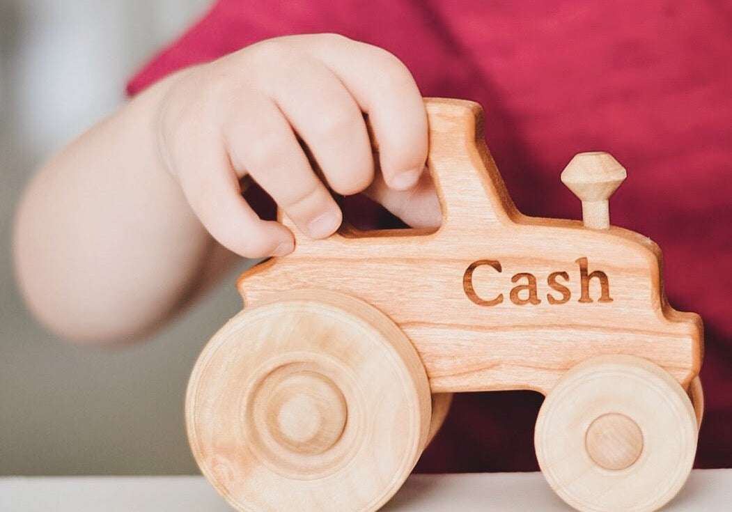 Wooden Tractor - Bannor Toys