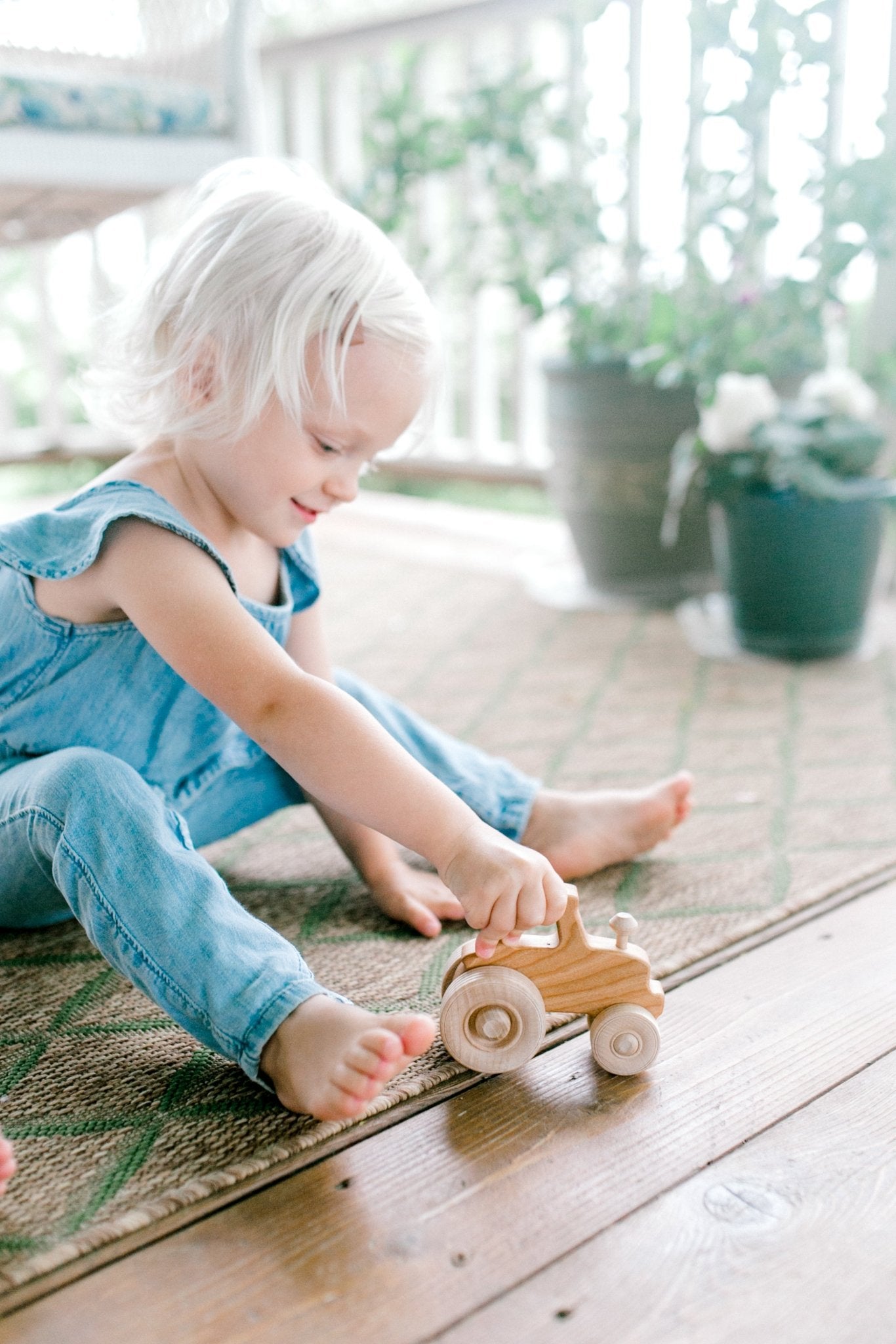 Wooden Tractor - Bannor Toys