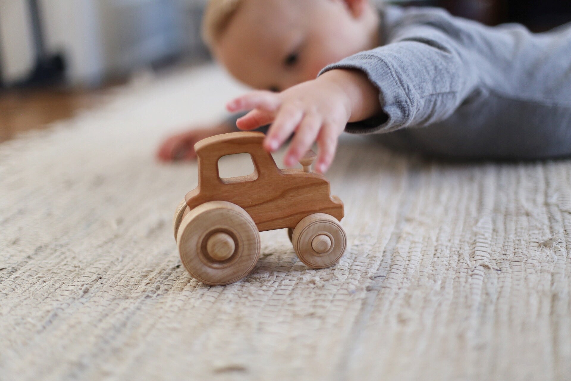 Wooden Tractor - Bannor Toys