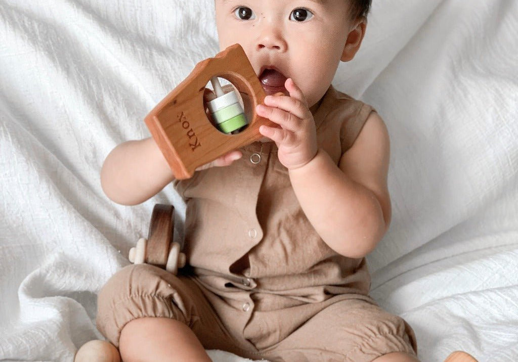 Alabama State Wooden Baby Rattle™ - Bannor Toys
