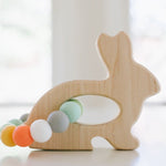 Bunny Wooden Grasping Toy - Bannor Toys
