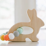 Bunny Wooden Grasping Toy - Bannor Toys
