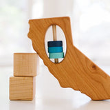 California State Wooden Baby Rattle™ - Bannor Toys