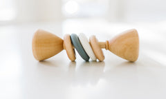 Color Block Classic Baby Rattle - Bannor Toys