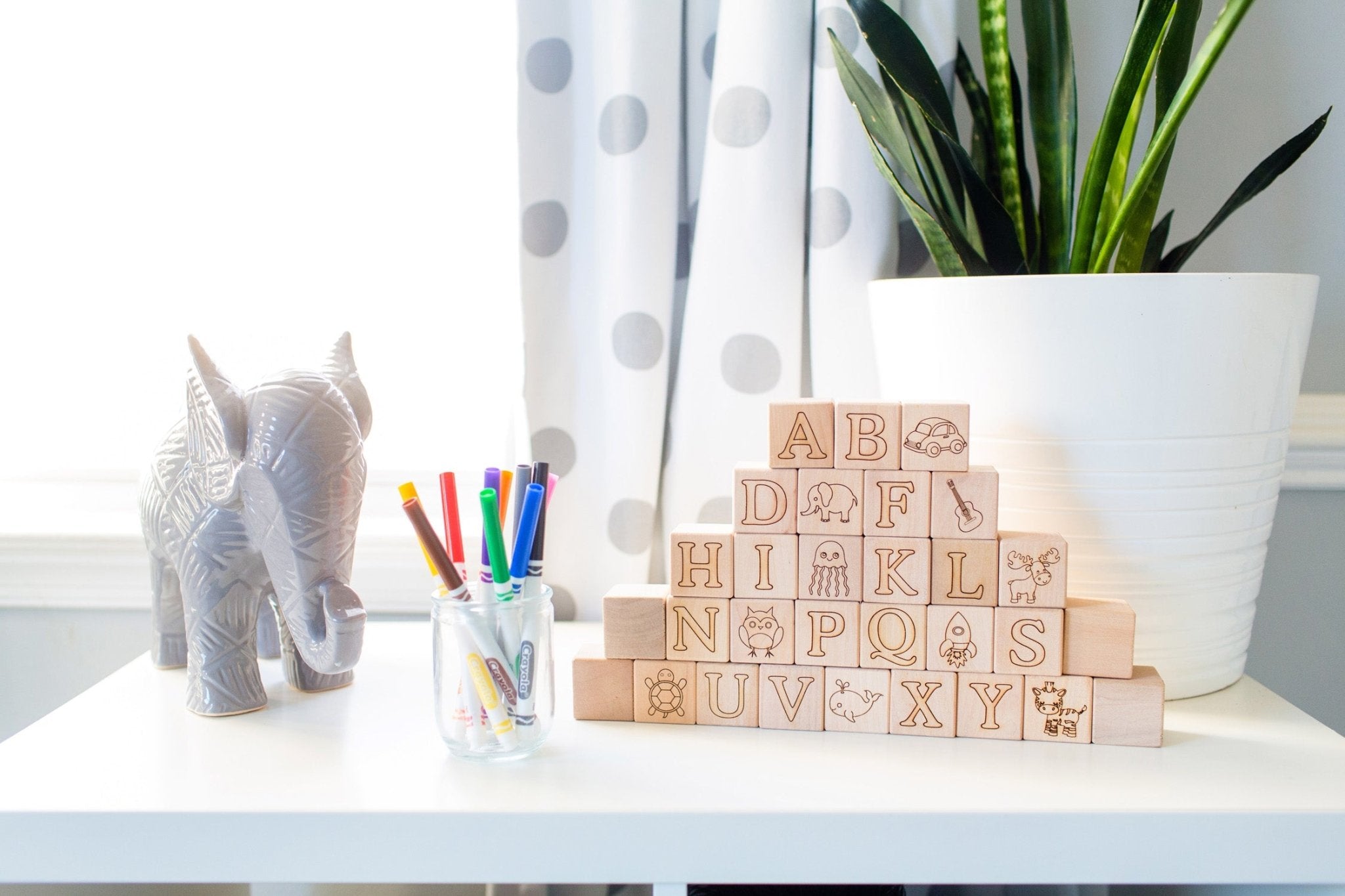Color Your Own ABC Block Set - Bannor Toys