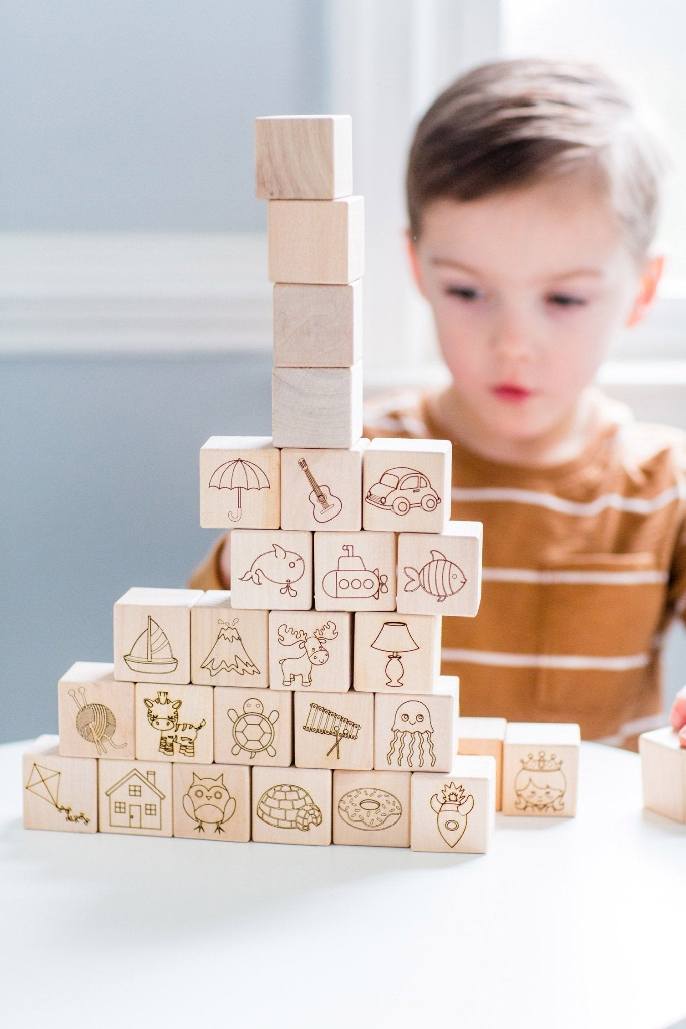 Color Your Own ABC Block Set - Bannor Toys