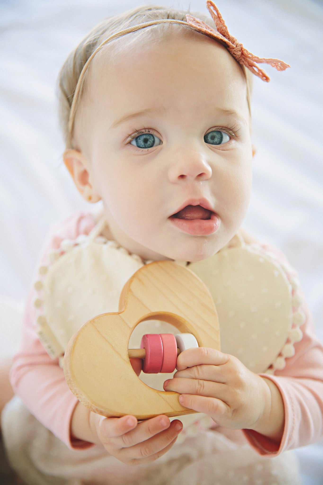 Heart Baby Rattle - Bannor Toys